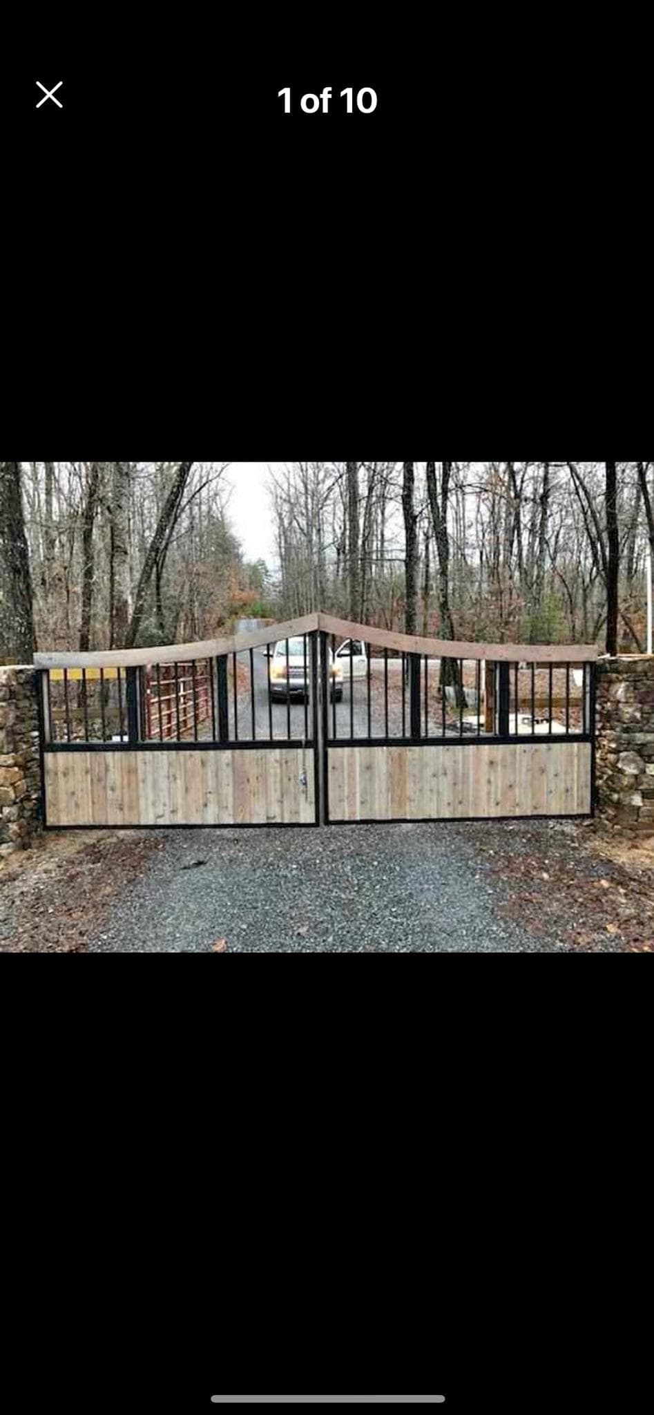 Heavy-gauge steel security fence in Metro Atlanta
